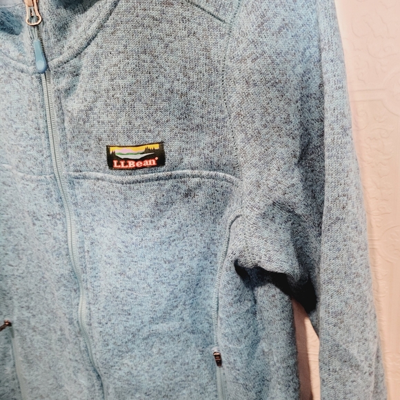 L.L BEAN fleece full zip hoodie - Picture 4 of 9